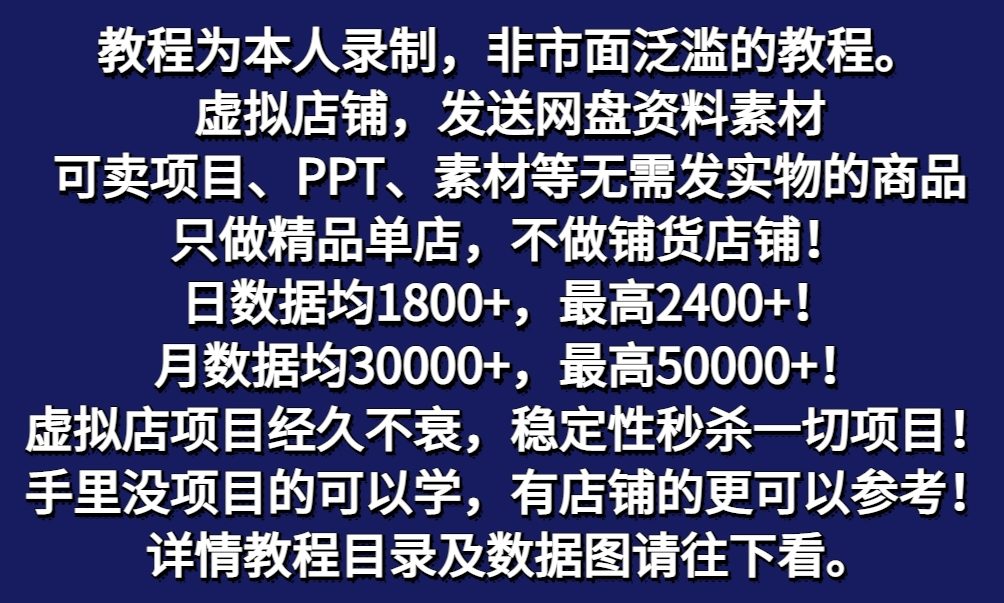 图片[1]-拼多多虚拟店铺项目，电脑挂机自动发货，单店日利润300+-禾谷轻创网