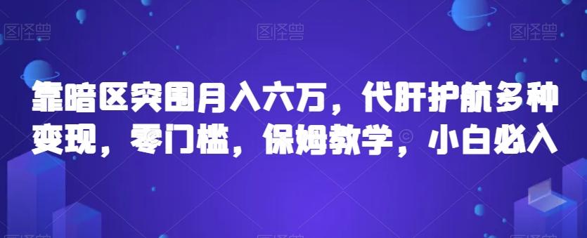 靠暗区突围月入六万，代肝护航多种变现，零门槛，保姆教学，小白必入【揭秘】-禾谷轻创网