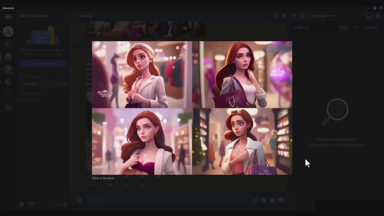 图片[5]-掌握 MidJourney V5 AI + ChatGPT创建一致的角色设计图像-22节课-中英字幕-禾谷轻创网