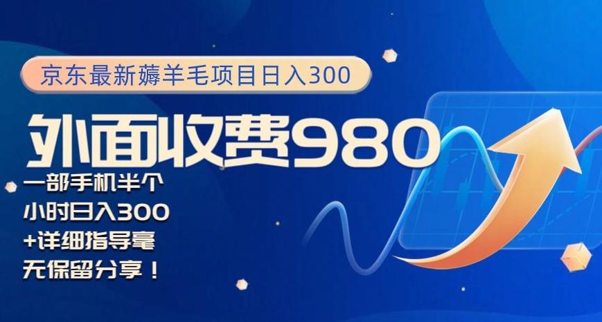 京东最新薅羊毛项目小白怎么做到日入300+一部手机半小时搞定-禾谷轻创网