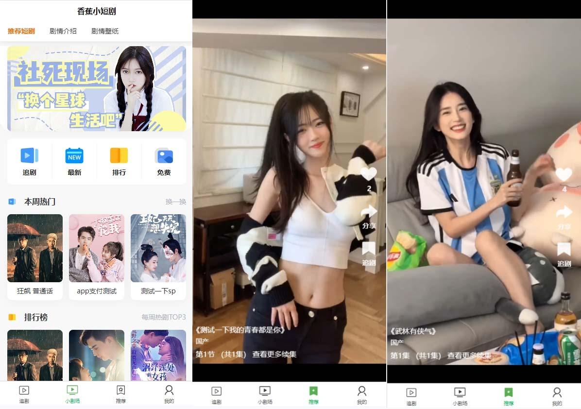 (8542期)小剧场短剧影视系统源码 全开源 带支付收益+会员机制+代理推广等模式【…-禾谷轻创网